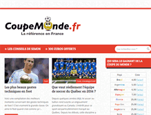 Tablet Screenshot of coupemonde.fr
